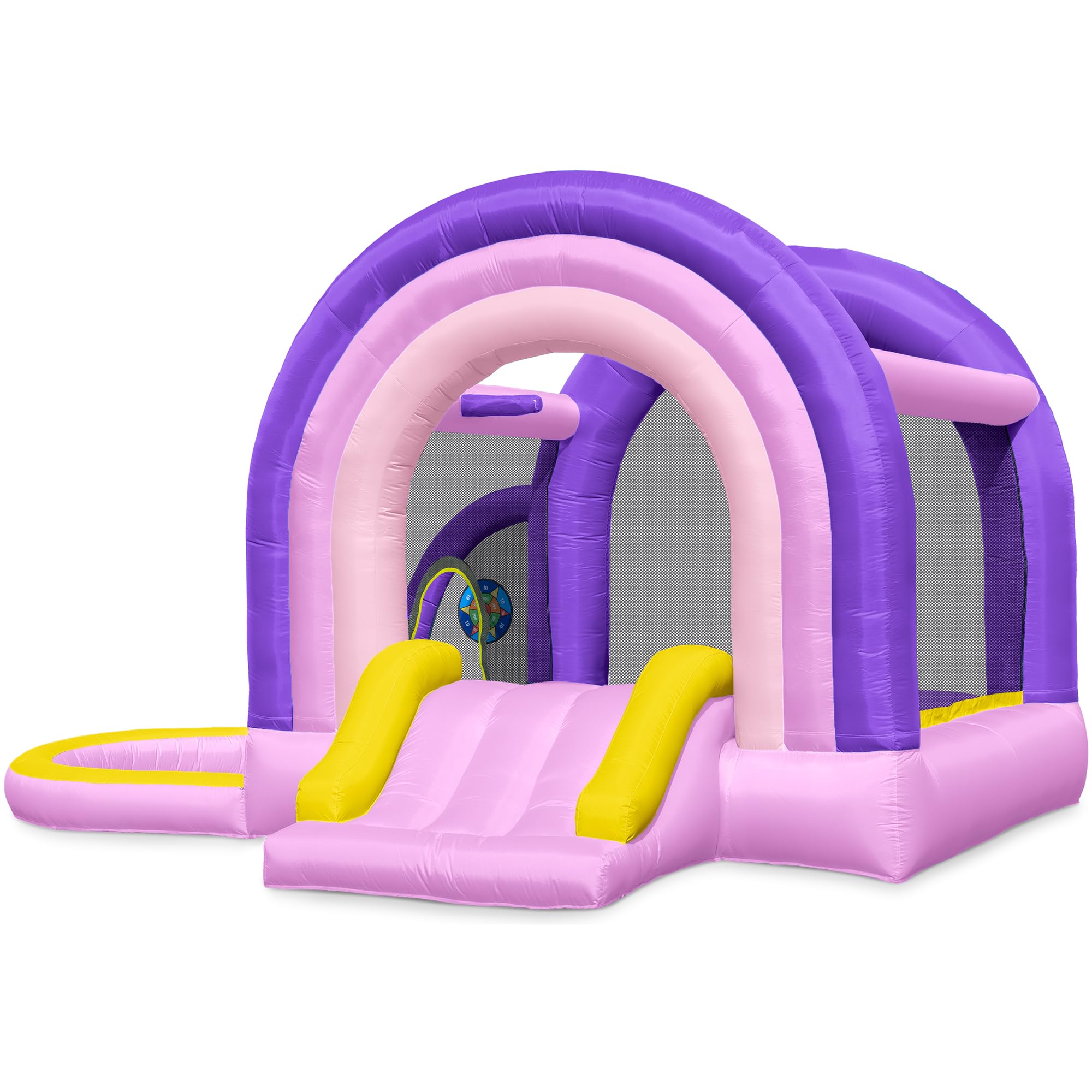 Photo 1 of Outfunny Inflatable Bounce House for Big Kids 3-12 Year w/Ball Pit, Outdoor