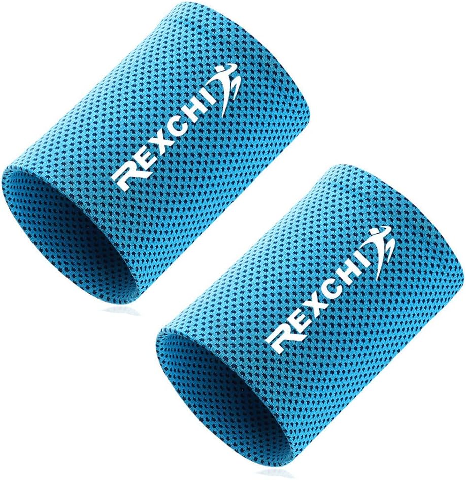 Cool Wristbands Pack of 2 for Summer, Cooling Ice Band, Cooling Band, Sweat Wiping, Unisex, Cool, Exercise, Running, Sports