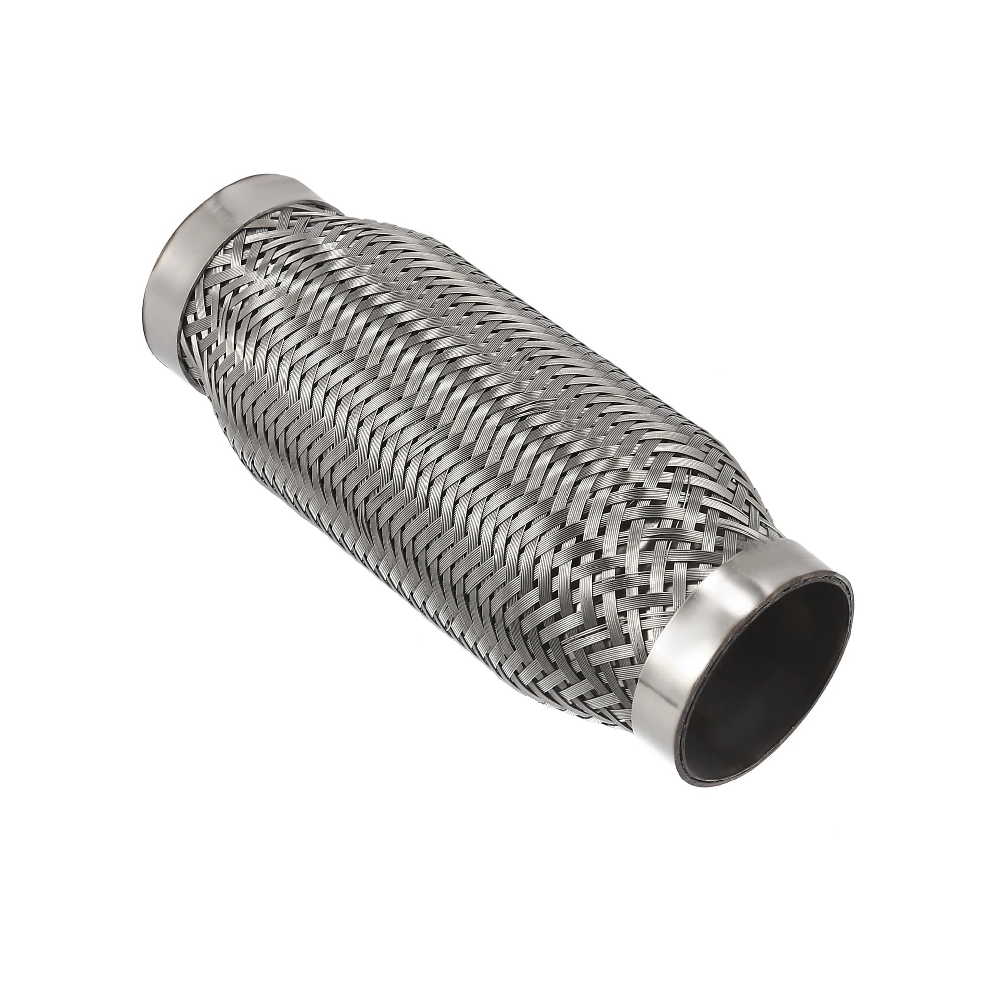 Vehicle Silencer 45/50/55/65/70/75mm tłumik samochodowy elastyczna rura wydechowa elastyczne rurki złącze wydechowe ze stali nierdzewnej Tłumik do Samochodu(50x155x250mm)