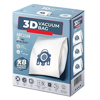Miele Bags 12 Pack Dust Bag Compatible With GN Classic C1 Complete C1 C2 C3 S227 Miele Gn