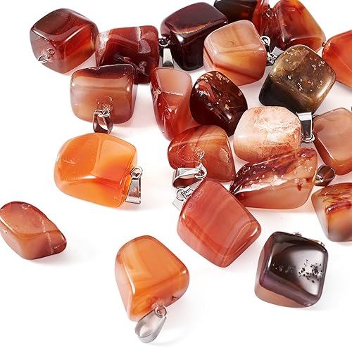 Miniatura 13 de Beadthoven - 24 colgantes de malaquita con piedra curativa irregular, cristal de chakras, reiki, pepita verde caída, cuentas para hacer collares