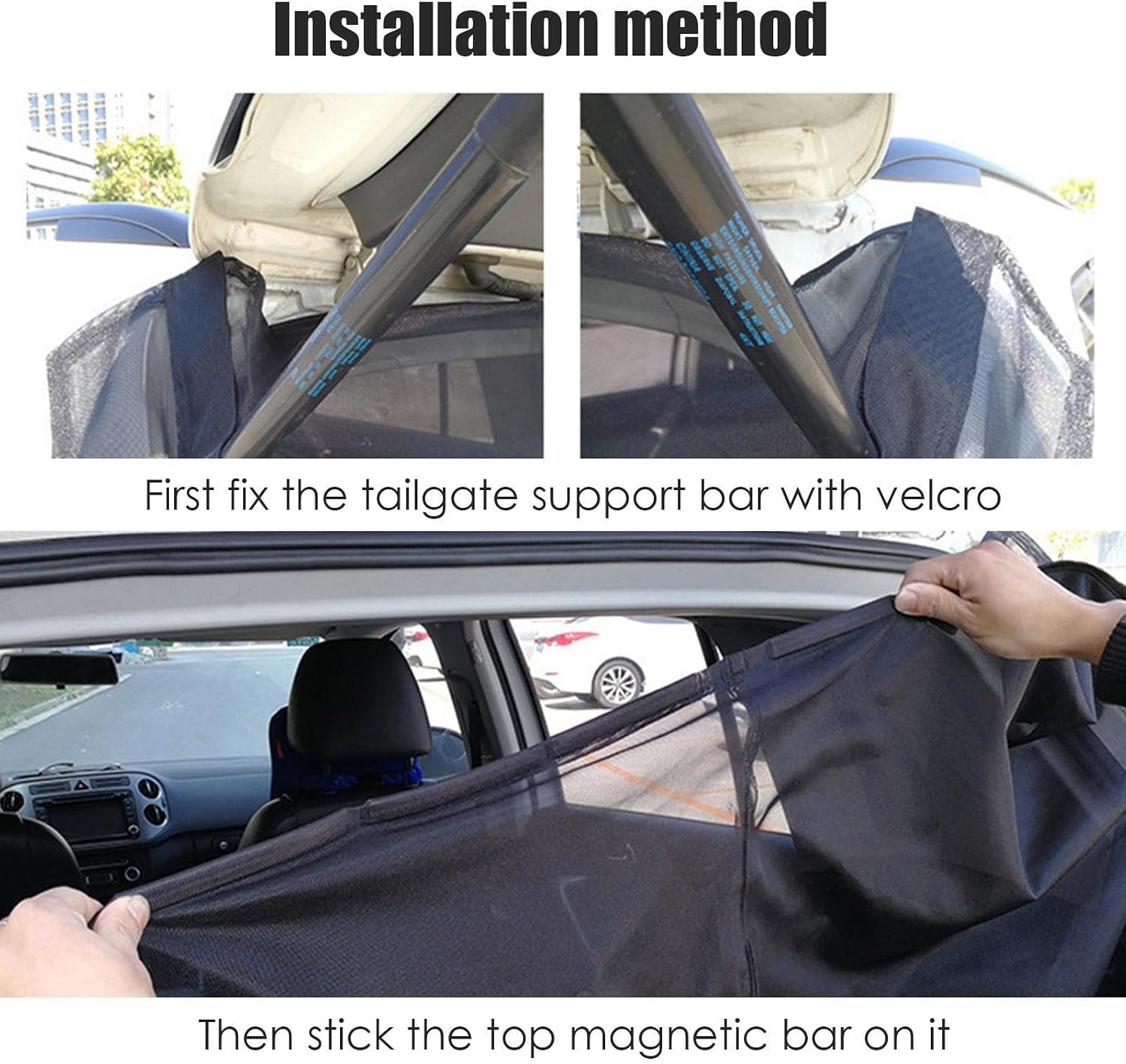 Car Tailgate Mesh Flexible Tailgate Flying Cargo Net Screen