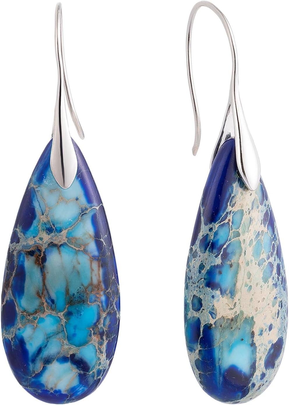 SELOVOSilver Fish Hoop Earrings