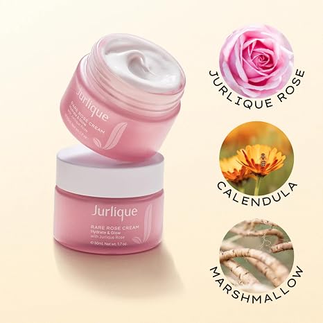 Jurlique Rare Rose Cream, Rose Face Moisturizer & Face Cream, 1.7 Fl Oz