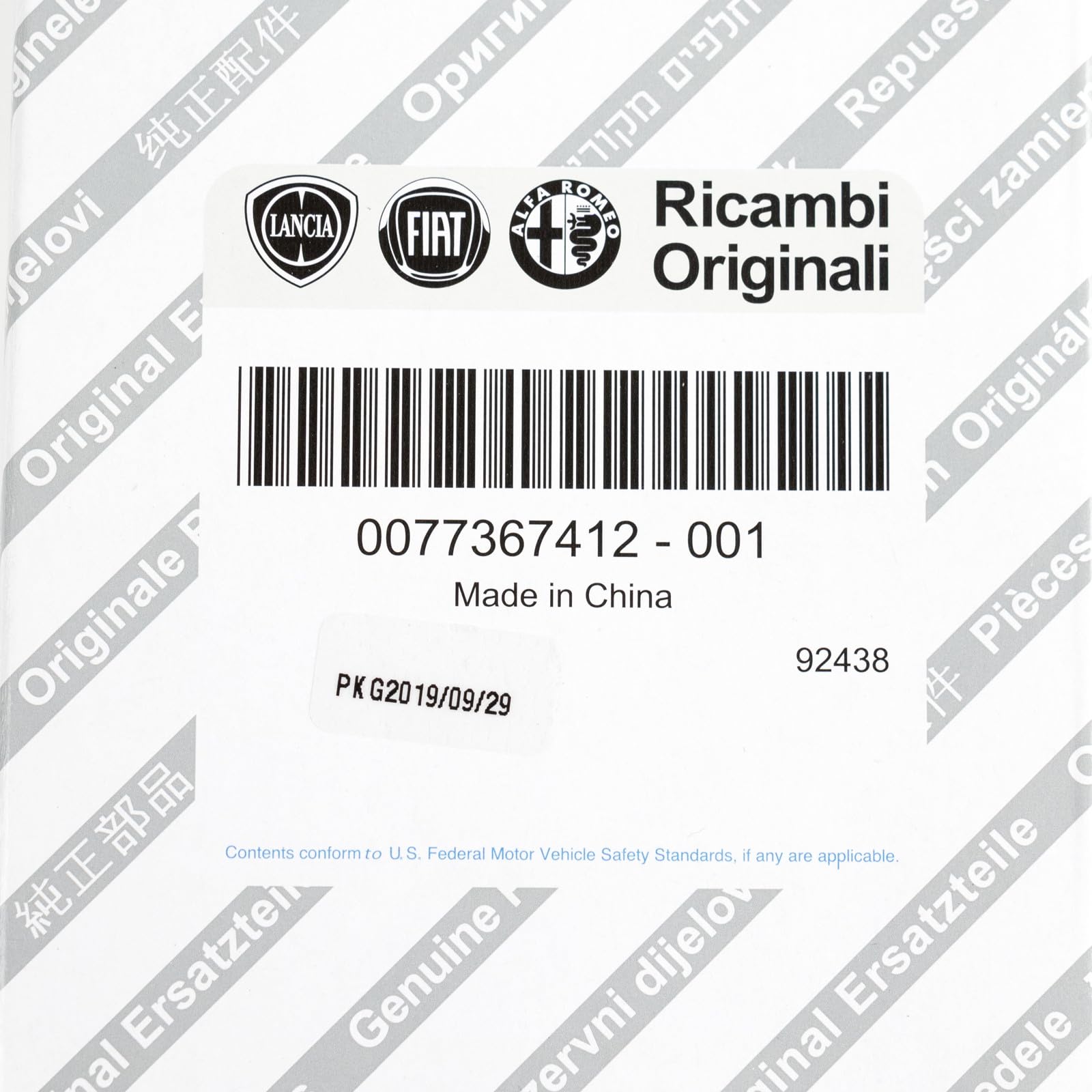 Original Fiat Kraftstofffilter Dieselfilter Ducato 250 2.3/3.0D 77367412
