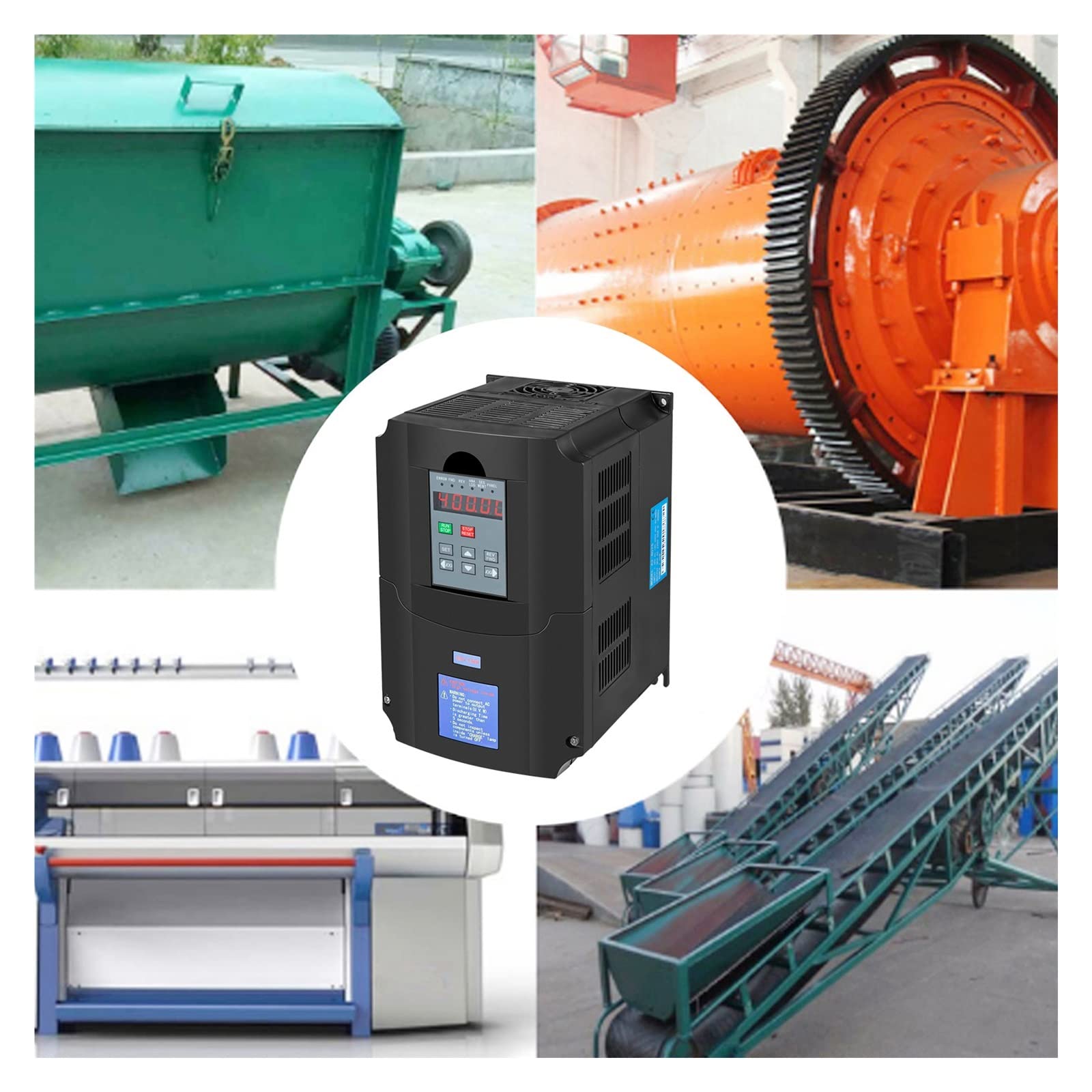 2.2KW 4KW falownik o zmiennej częstotliwości 380V przetwornica częstotliwości wyjściowej 3P ekonomiczny regulator prędkości silnika wrzeciona VFD(4KW 380V)