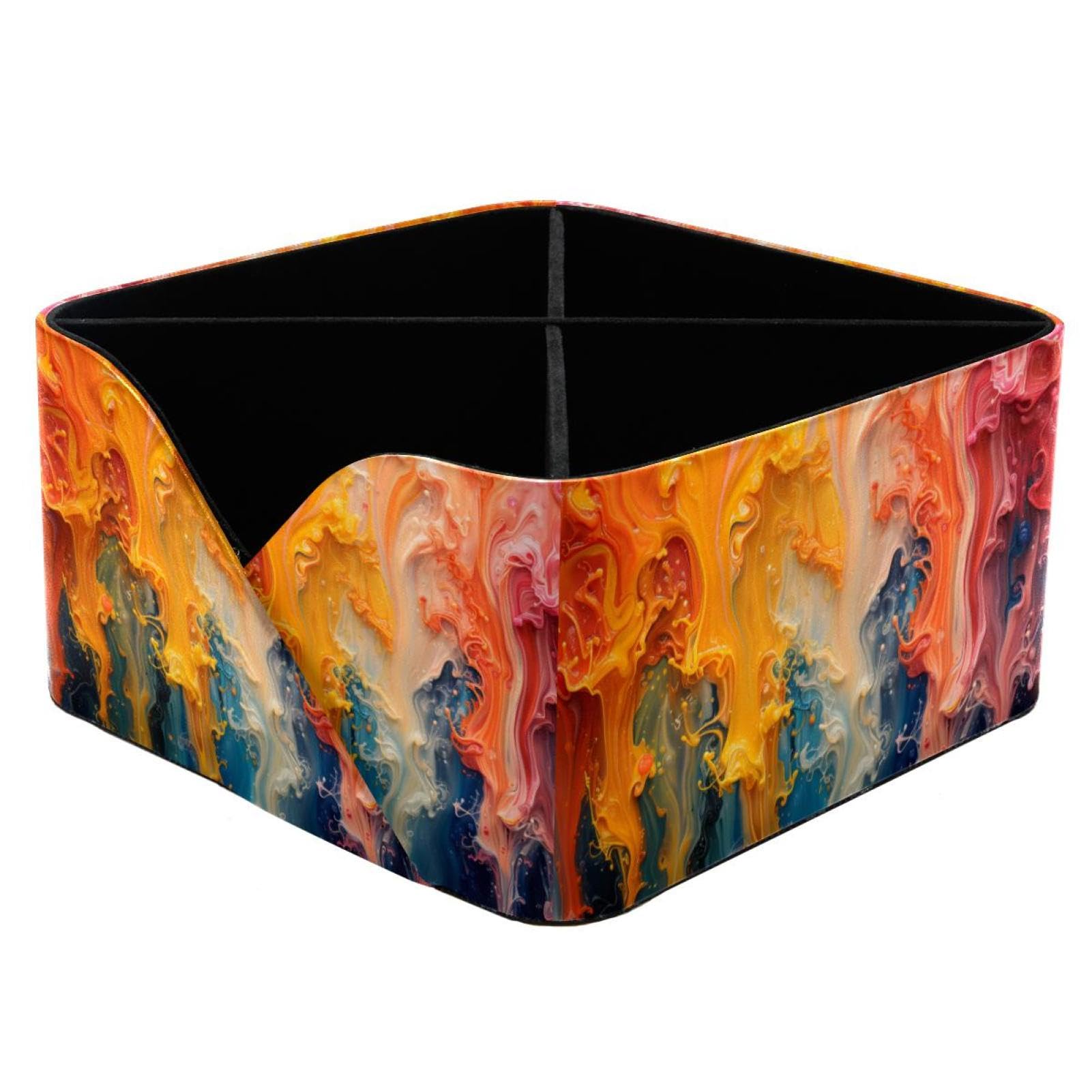 Boîte de rangement arc-en-ciel et organiseur multifonction maison et bureau