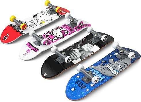 TECH Deck, Finesse Peanuts Handboard; Authentic Mini Skateboards, Kids Toys for Boys & Girls, Ages 6 and up (Hands Use Only)