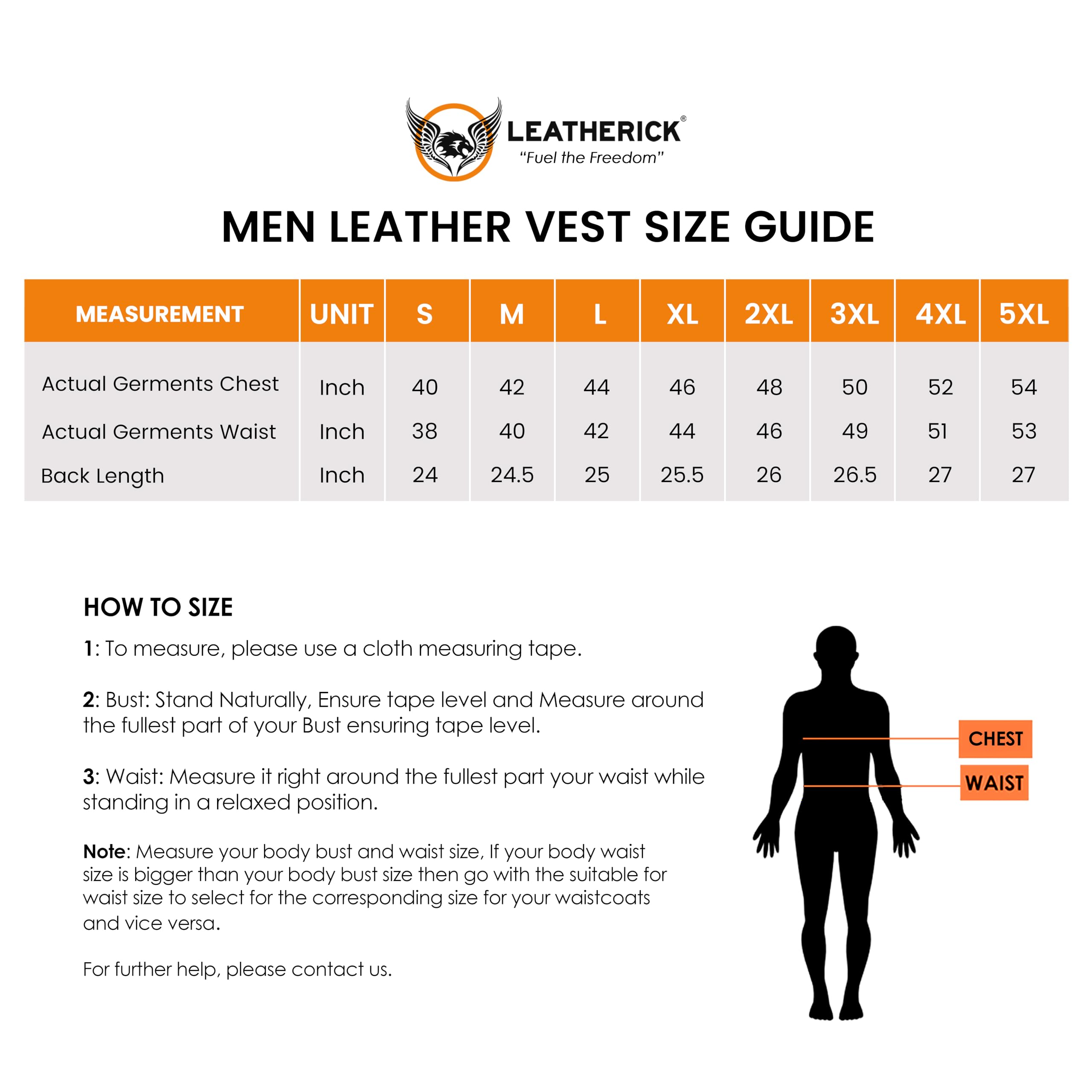 Leatherick Chaleco de motorista de cuero estilo anzuelo de cuero genuino para hombre