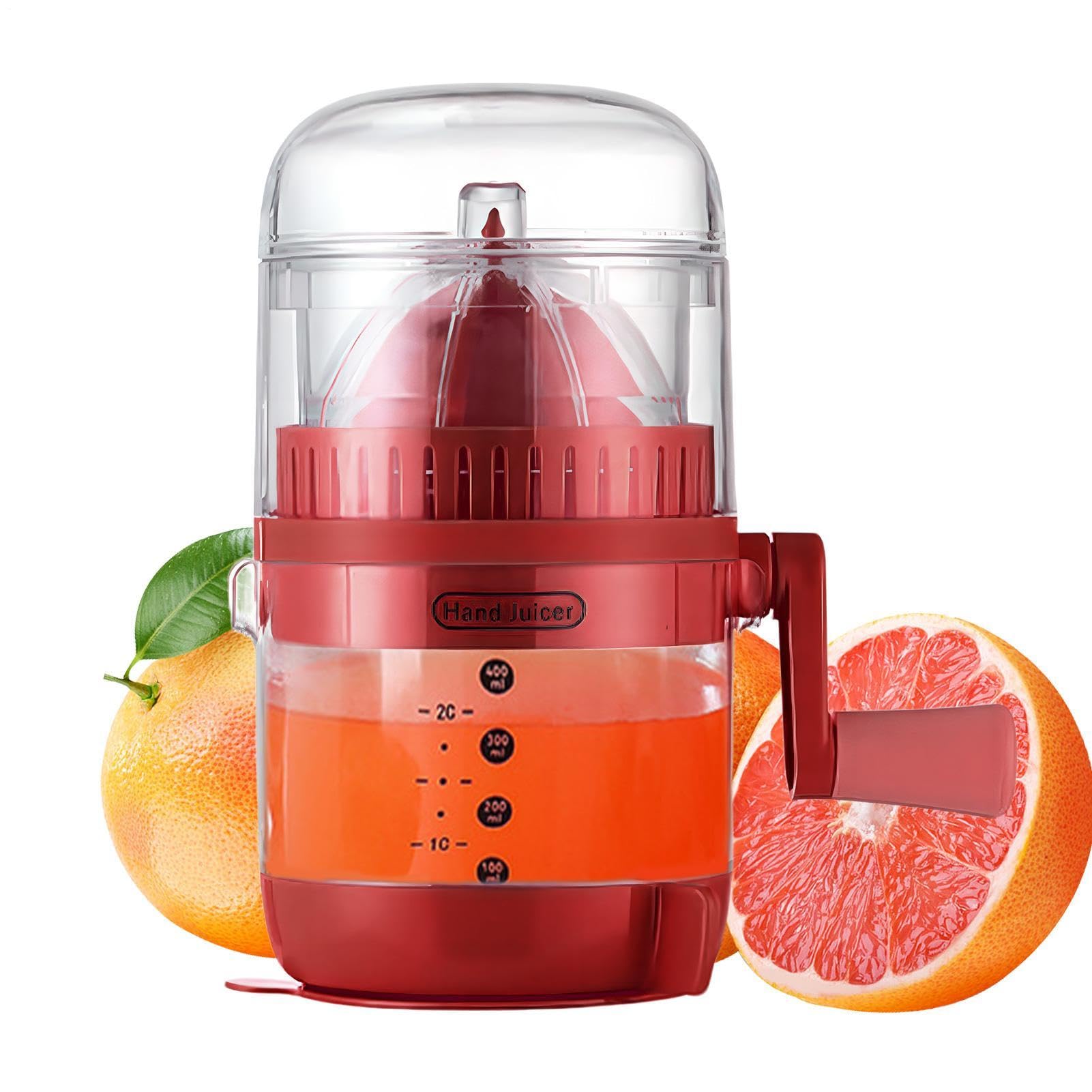 Exprimidor manual de naranjas portátil para tus desayunos en casa o camping