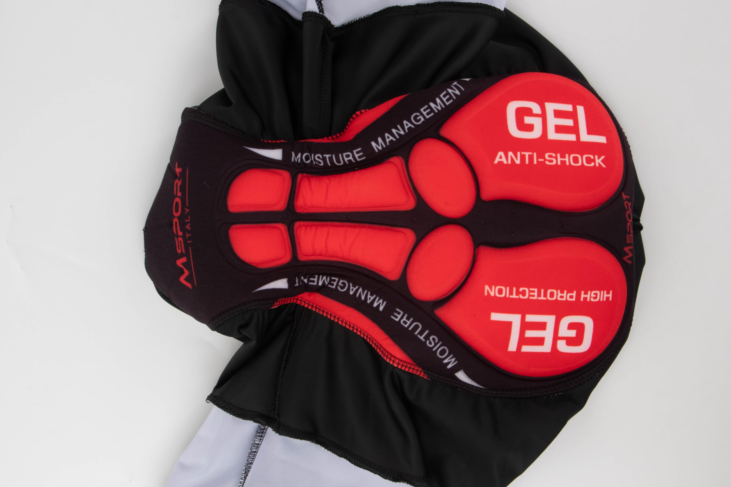 Msport Ensemble de Cyclisme Respirant à Séchage Rapide – Tenue Cyclisme Maillot Homme + Cuissard Rembourré Gel 5D - M05 XL
