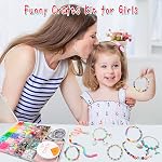leitait Girls Toys Bracelet Making Kit -3400pcs Beads for Charm Jewelry Making Kit Supplies, Unicorn/Mermaid Crafts Birthday Gifts for Girls Ages 5 6 7 8 9 10 11 12 Years Old
