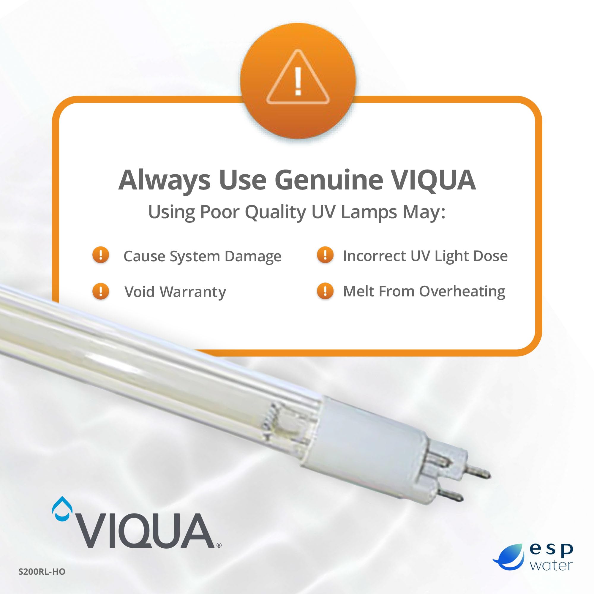 VIQUA S200RL-HO Lampe UV de Rechange VH200
