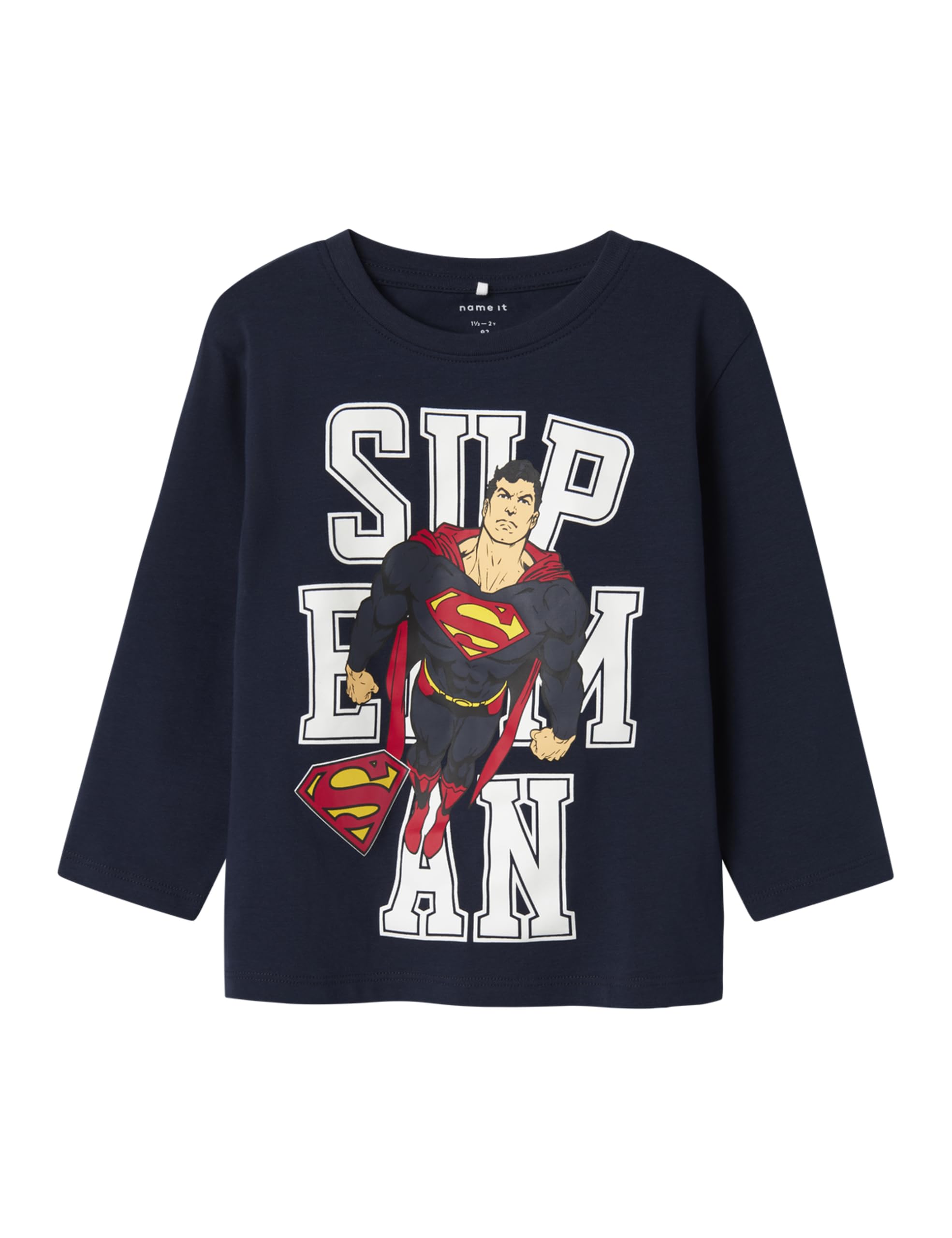 NAME IT Boy Oberteil mit Langen Ärmeln Superman