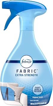 Febreze Fabric Spray Air Freshener, Odor-Fighting Fabric Refresher, Sneaker Balls Alternative, Couch Cleaner, Linen Spray, Multi-Use, Extra Strength Scent, 23.6 fl oz