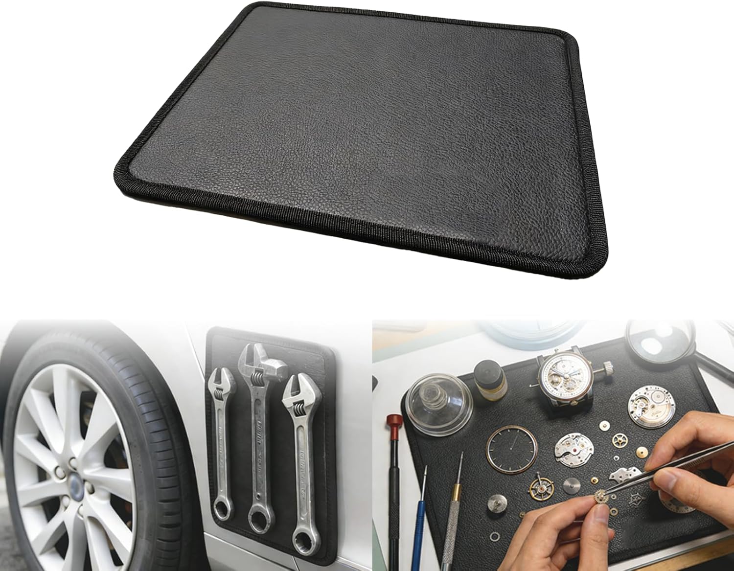 Magnetic Tool Mat, Professional Non-Slip 12.5"X9.5" Magnetic Mat with PVC Protection Layer, Magnetic Tool Pad for Garage, Workshop & Auto Repair