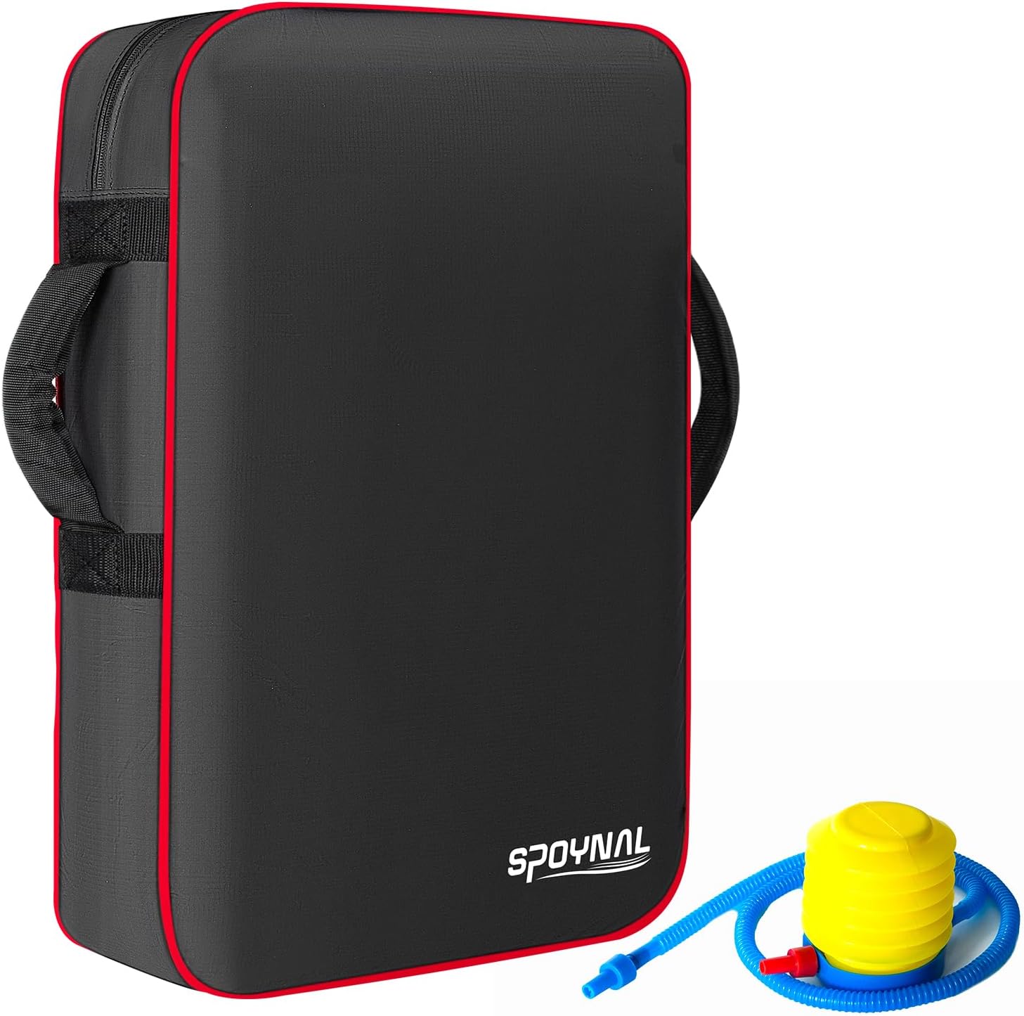 SPOYNAL Inflatable Blocking Pad 24x16in - Dense Foam Core Kick Shield for Football, Martial Arts, Hockey, Lacrosse Training