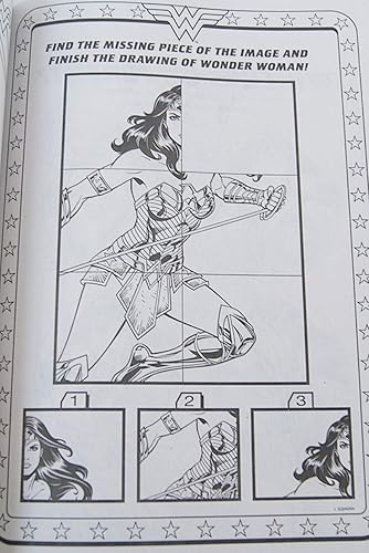 Miniatura 3 de Wonder Woman - Libro para colorear y actividades con personaje de pie en la contraportada, 80 páginas