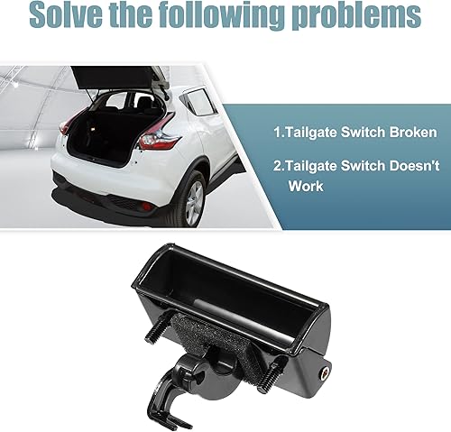 Miniatura 5 de X AUTOHAUX 74810-S6A-003 Asamblea de manija de escotilla para puerta trasera para Honda Fit 2007-2013 1.5L L4 Civic 2002-2005 Manija de escotilla