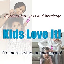 WYNK Detangling Hair Brush for Adults & Kids - 2 Pack Gradient Electroplating Hairbrush for Wet/Dry Hair, Curly/Straight Hair - Gentle Knot Remover with Scalp Massage, Reduce Breakage & Split Ends