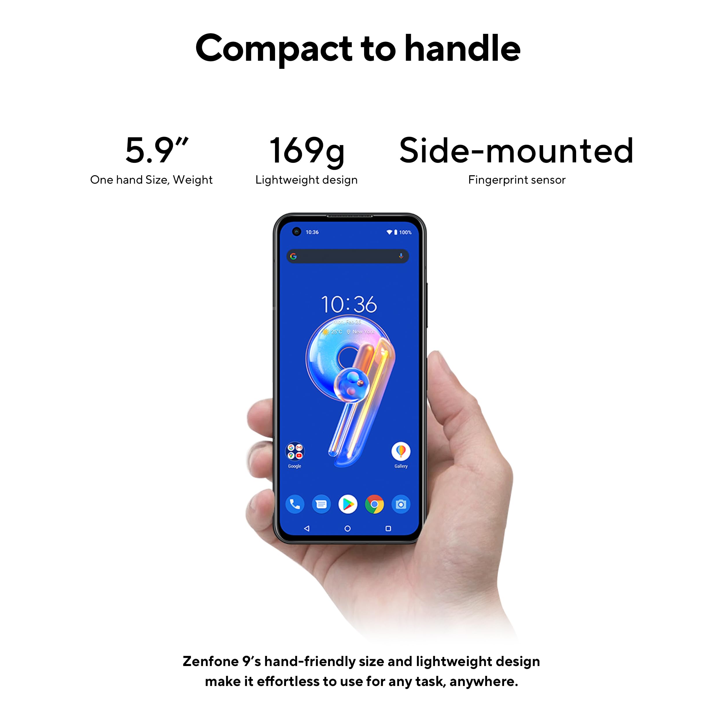 ASUS Zenfone 9, Qualcomm Snapdragon 8+ Gen1, SM8475, 5.92 inch