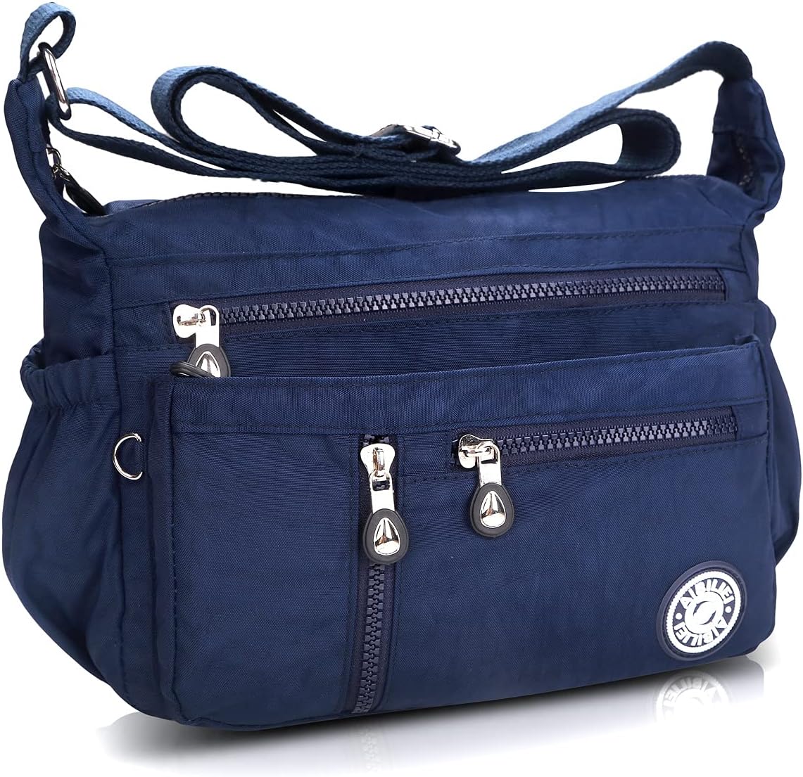 Womens Multi Pocket Casual Crossbody Bag Shoulder Messenger bag Handbag for Daily Use Slightly waterproof