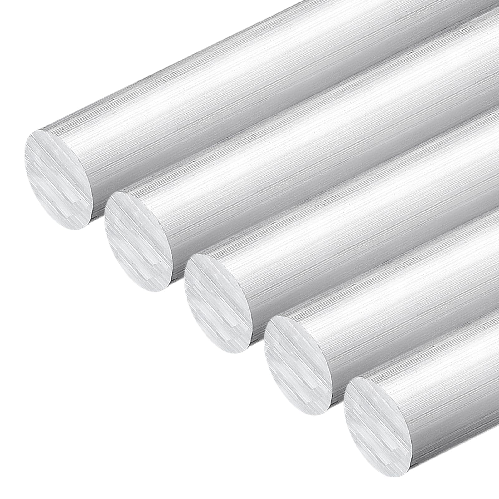 Aluminum Rods - 10 Pack 6mm Round Bars -25 Aluminum Rods - 10 Pack 6mm Round Bars -25