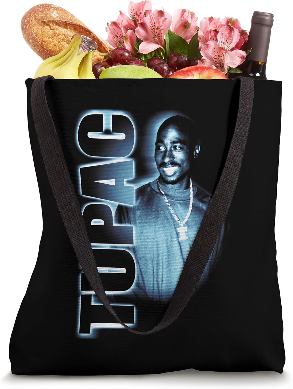 Official Tupac Glowing Photo Tote Bag