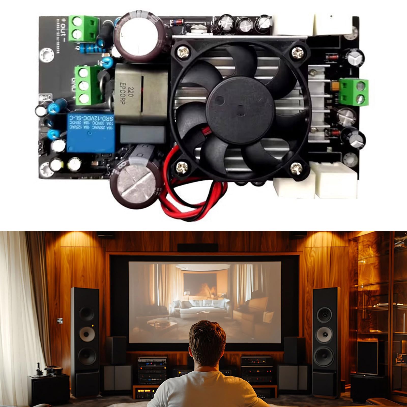 Modulo amplificatore digitale ad alta efficienza IRS2092, 1000 W, scheda di ricambio subwoofer, scheda amplificatore