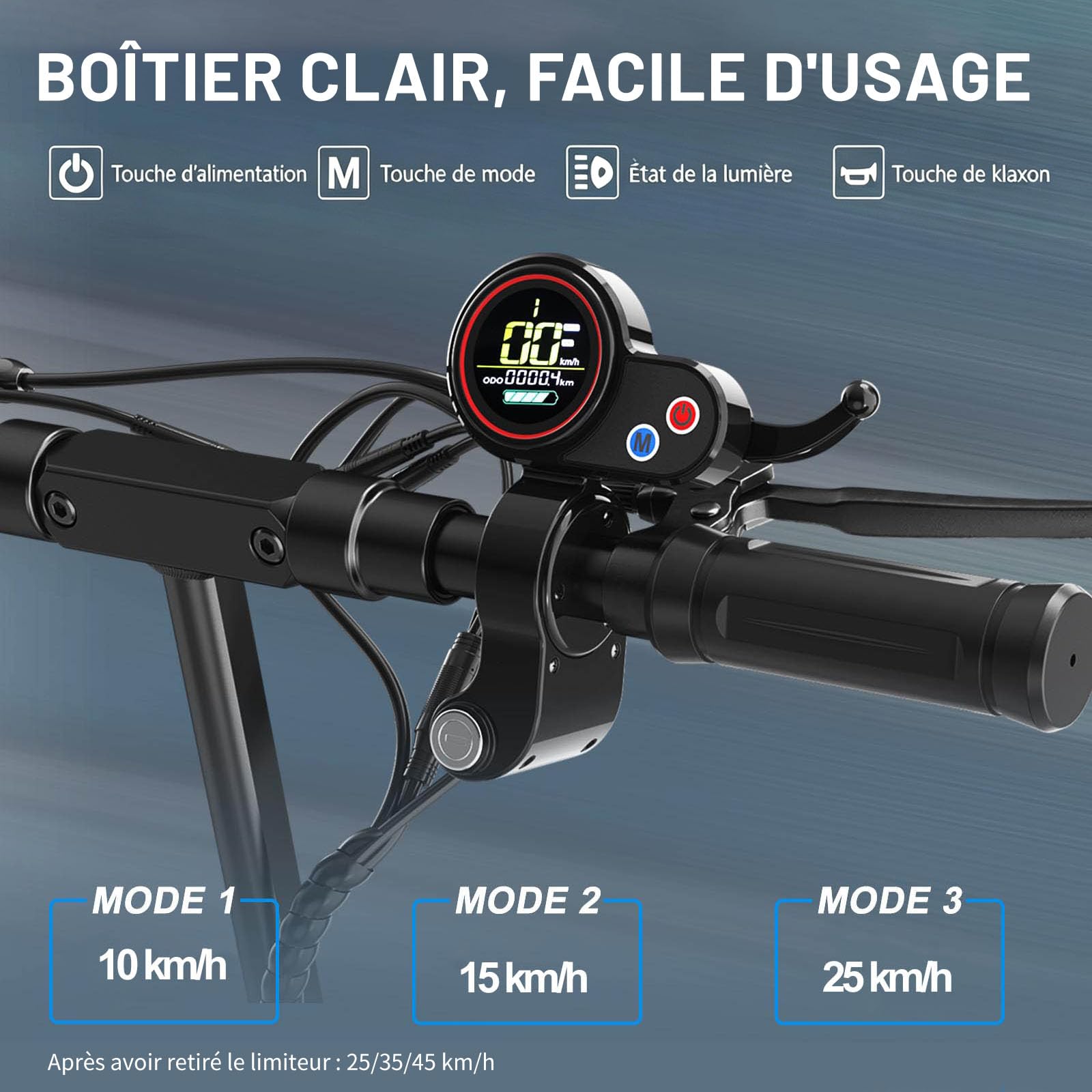 800W Trottinette Électrique Adulte - 10" Tout Terrain Trotinette Electrique Pliable Autonomie 30-40KM,Batterie 48V 12.5Ah Escooter Double Suspension Double Frein Scooter Charge 120kg