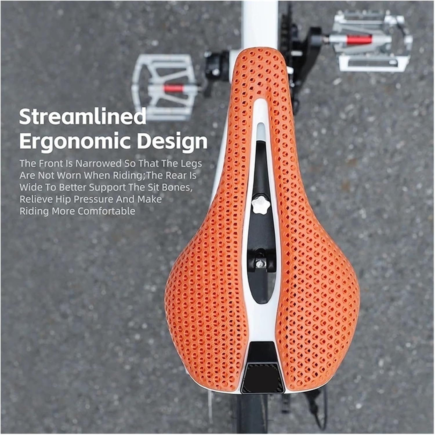 Carbon 3D Printed Bike Saddle 145mm Short Nose Racing Bicycle Seat Ultralight Comfortable Road MTB Cycling