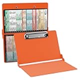 Whitecoat® Clipboard - Pharmacy Edition (Bi-Fold, Orange)