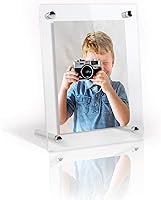 Vista 28 de ArtToFrames - Marco acrílico flotante para fotos de hasta 4x6 pulgadas (Marco completo es 8x10) con herrajes de montaje en pared de separación