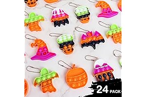 Halloween Fabors - 24 Pack Mini Fidget Sensory Pop Toys for Kids