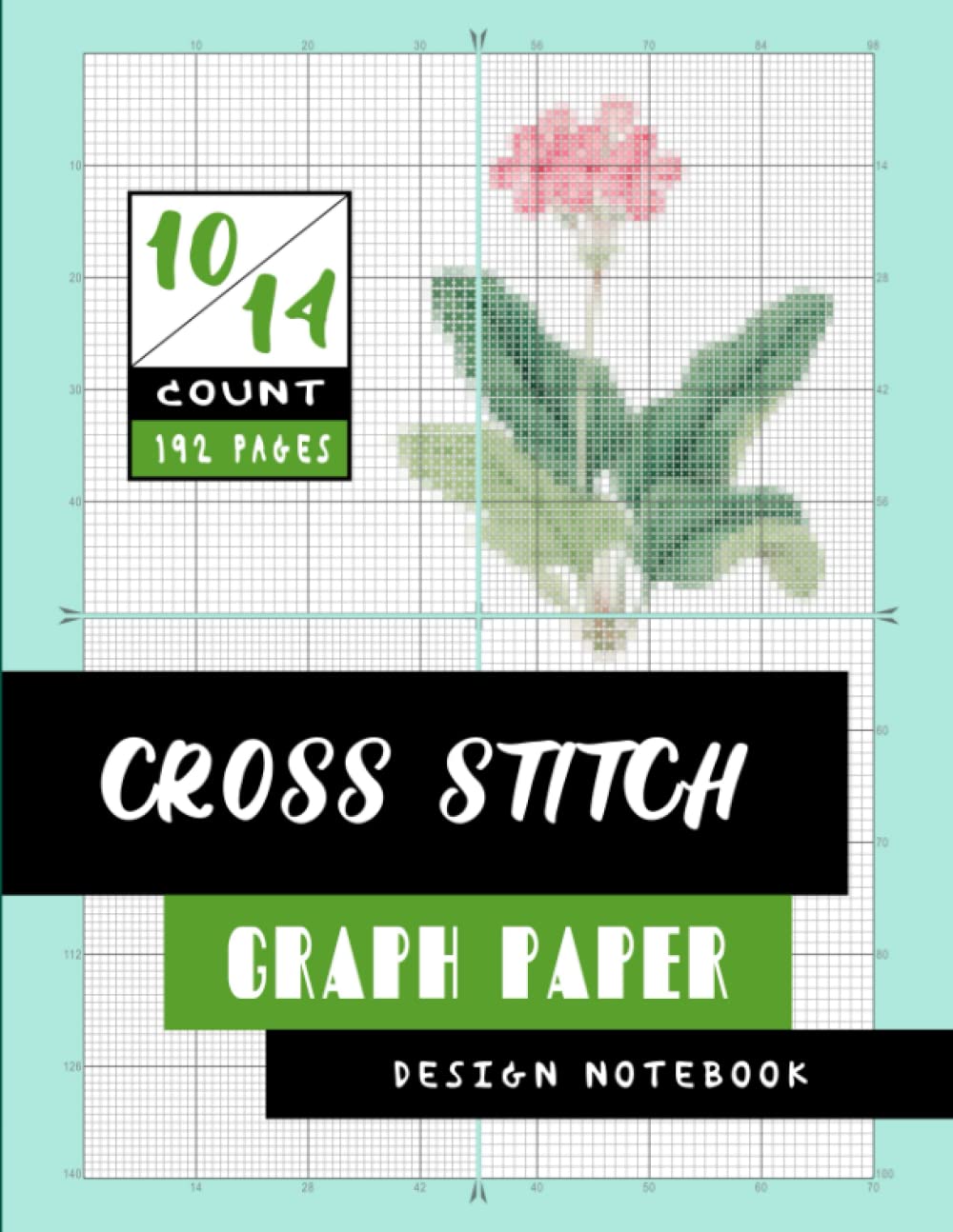 Buy Cross stitch graph paper 10 ct and 14 ct, 192 pages Mixed sizes