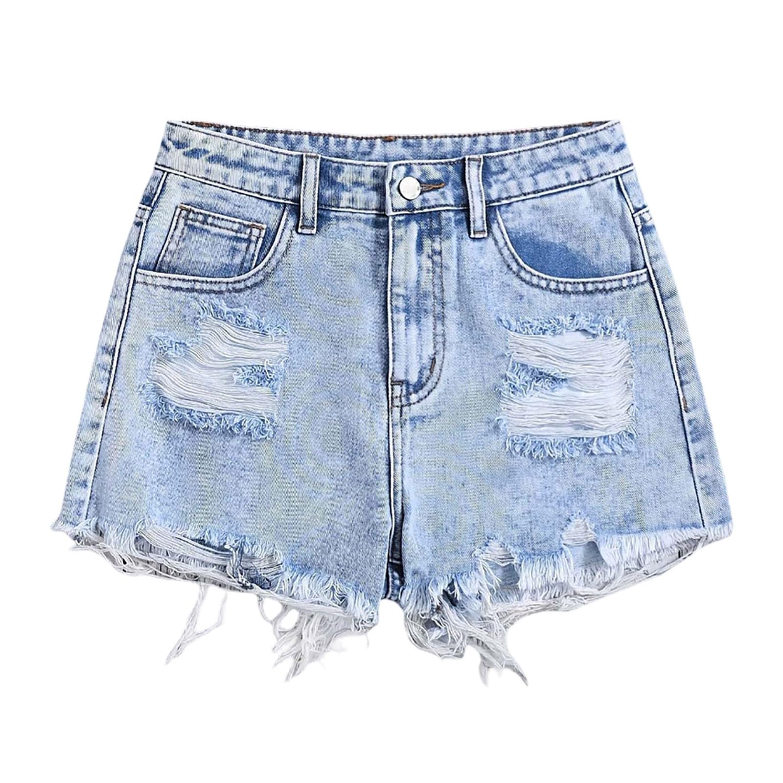 Shorts Enfant Fille Short en Jean Fin et décontracté pour Fille Ample et Tendance idéal pour l'été Ensemble Polaire Fille