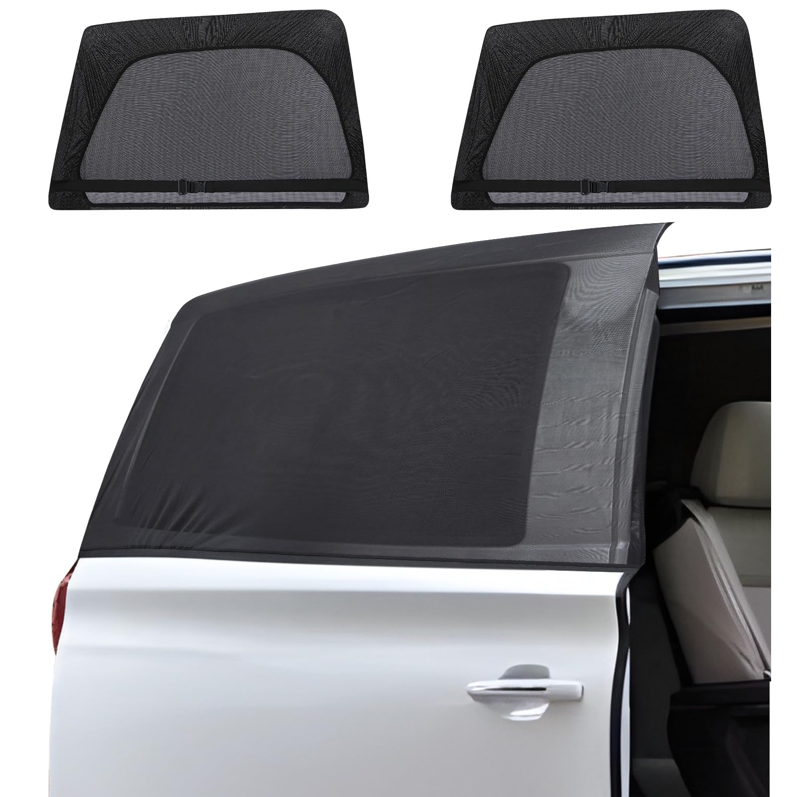 ZATOOTO Tendine Parasole Auto Per Porte Scorrevoli, Parasole Lunotto Posteriore Auto, Oscura Vetri Auto Per MPV, 2 Pezzi