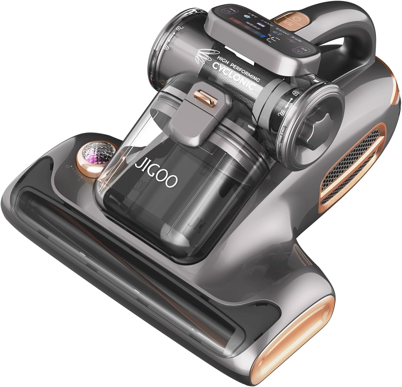 JIGOO T600 Mattress Vacuum – UV Light & 15kPa Suction