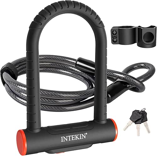 Bike U Lock Heavy Duty Bike Lock Bicycle Lock, 16mm