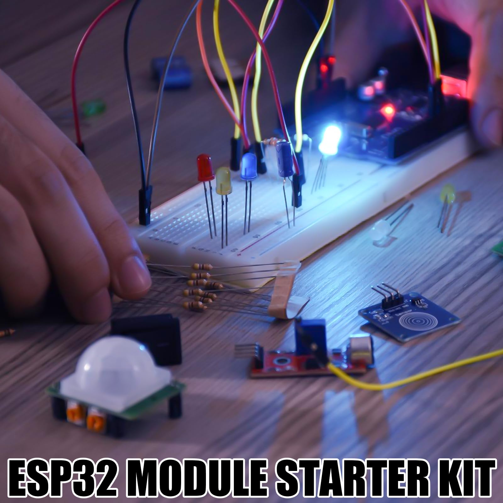 Kit de démarrage ESP32 ESP-32S compatible Arduino pour débutants électronique