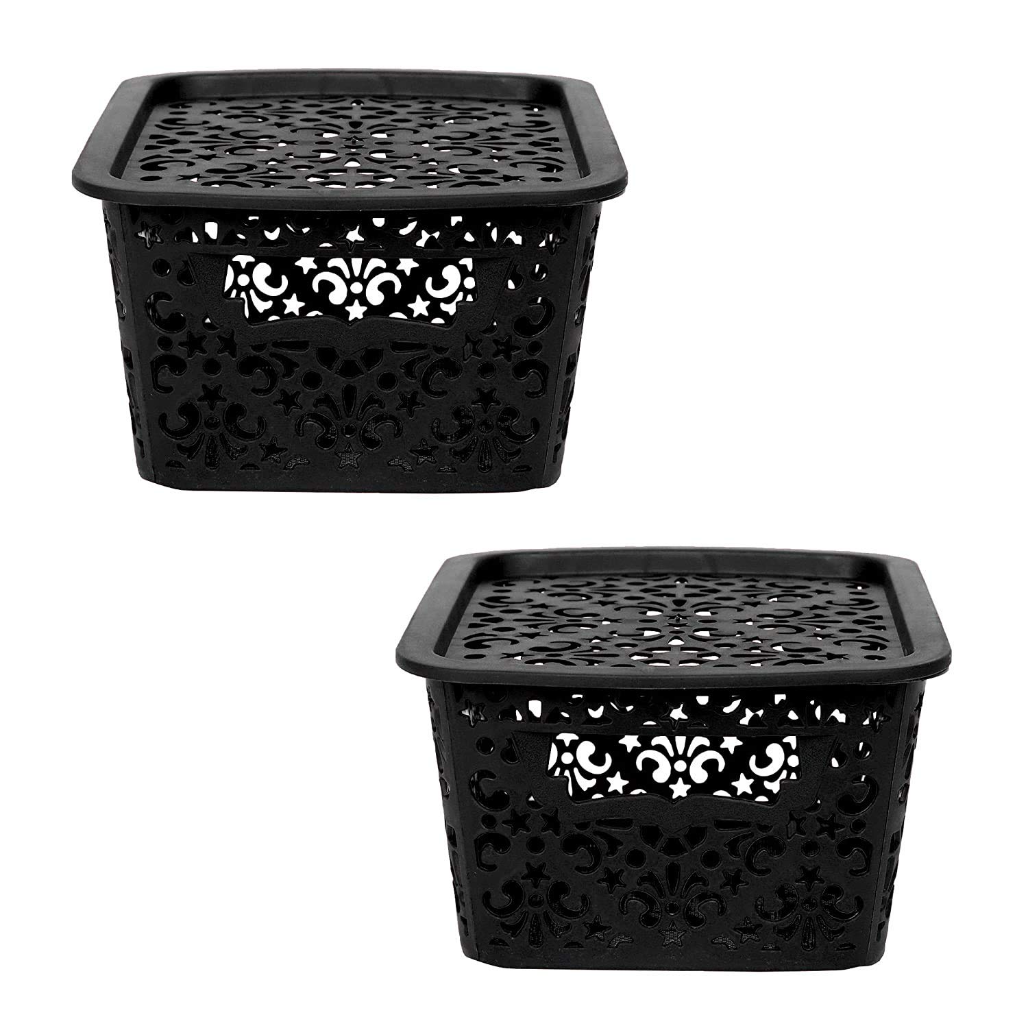 Cutting EDGE Unbreakable Plastic Turkish Baskets Small with Lid for