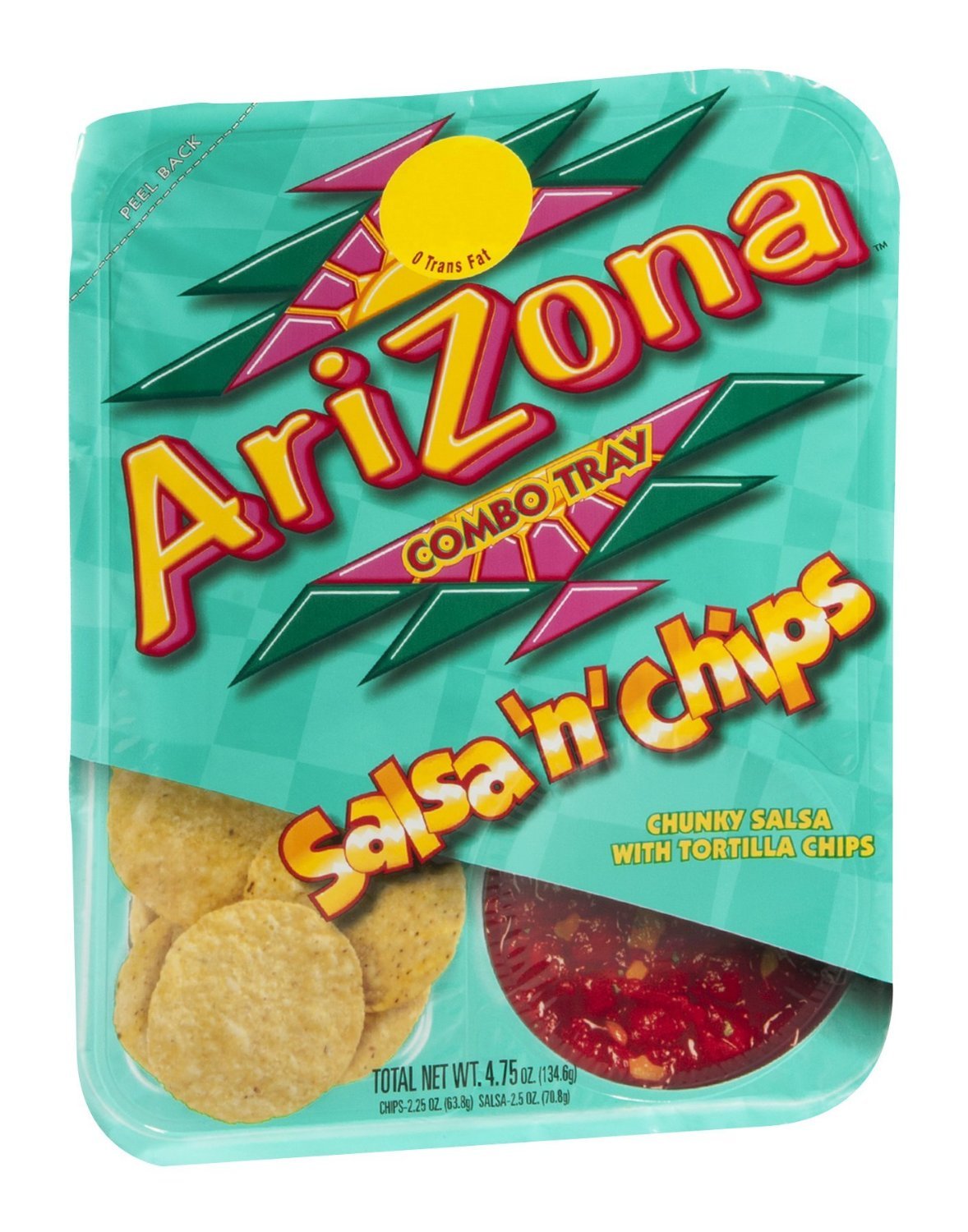 AriZona Combo Tray Salsa & Chips (Pack de 3)