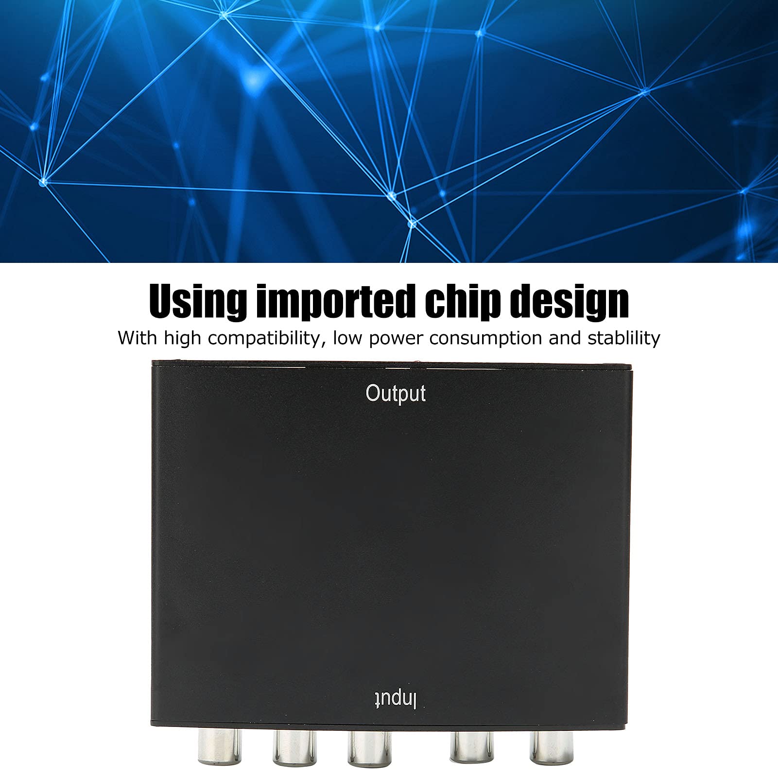 Annadue Convertitore YPbPr a HDMI, Supporta L'adattatore Convertitore Audio Video 1080P per DVD a Monitor e Proiettore HDTV (Spina europea)