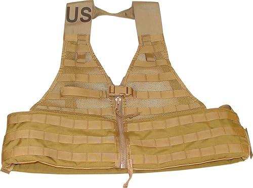 Fire Force Molle II - Chaleco de transporte de carga FLC fabricado en Estados Unidos bronceado táctico