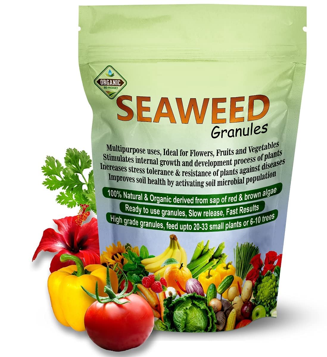 Seaweed Flakes Powder with Essential Micro Nutrients for Plant Growth and Flowering (5 KG) (B09ZRVXB9S) Amazon Price History, Amazon Price Tracker