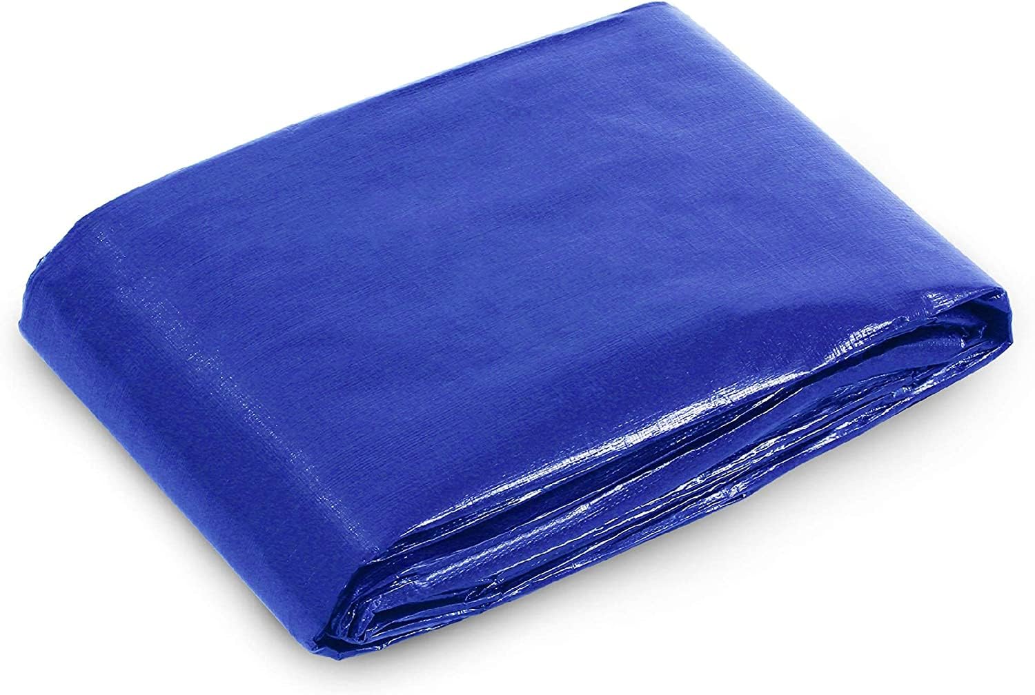 Smile 9FT X 6FT Tarpaulins 120 GSM Virgin HDPE Sheet Tirpal Tadpatri Tharpai Thadika Waterproof Blue Color Extra Strong, Reinforced Eyelets, UV Resistant (120 GSM, 9X6 FT) — Amazon image 7