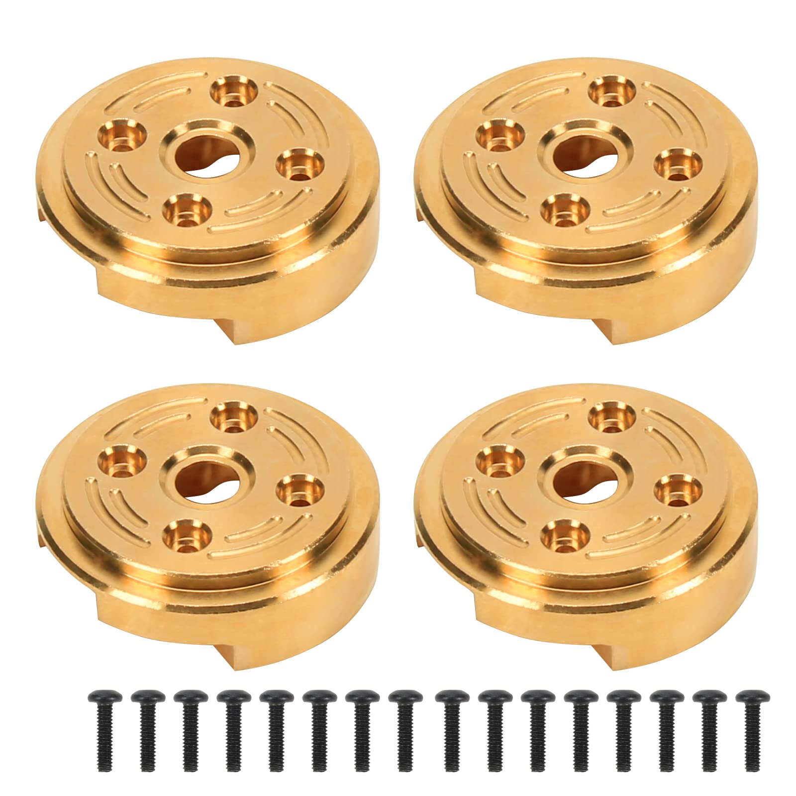 RCAWD Full Brass Front Rear Portal Axle Counterweights for Traxxas TRX-4M 1/18 4WD Parts