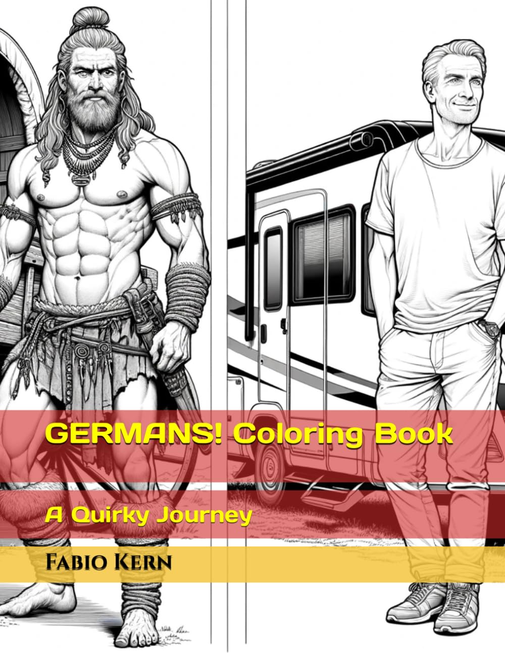 GERMANS! Coloring Book: A Quirky Journey