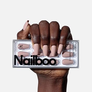 Nailboo Press On Nails, Bear Necessities, 30 Count