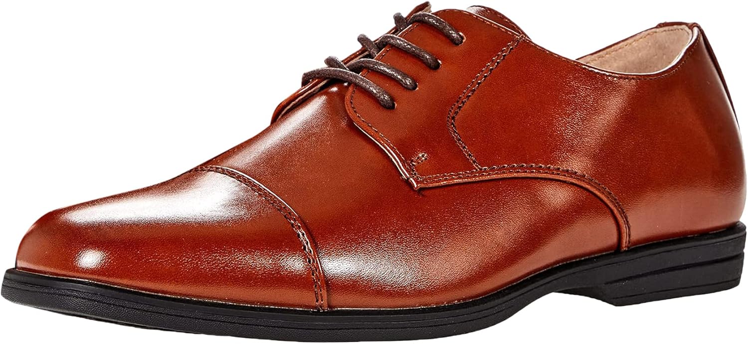 Florsheim Boys' Rolan Cap Toe Oxford